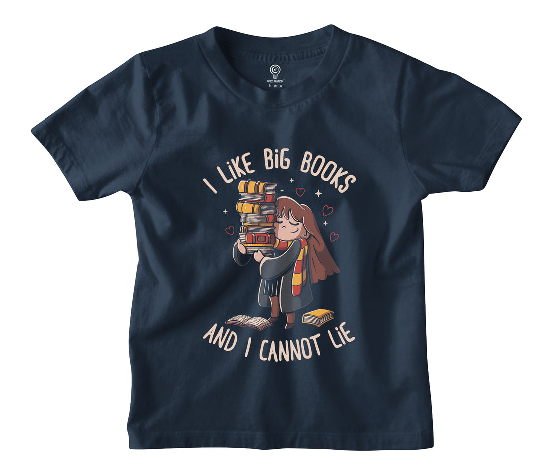 I Like Big Books Kids T-shirt