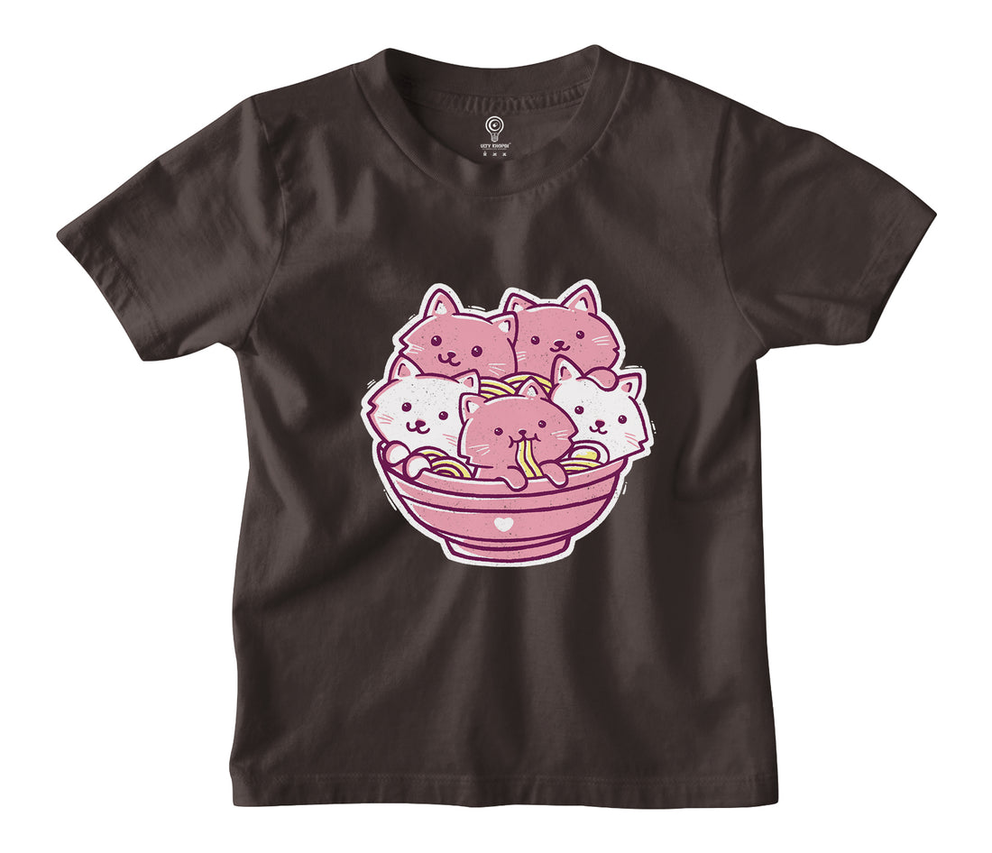 Cat Ramen Kids T-shirt
