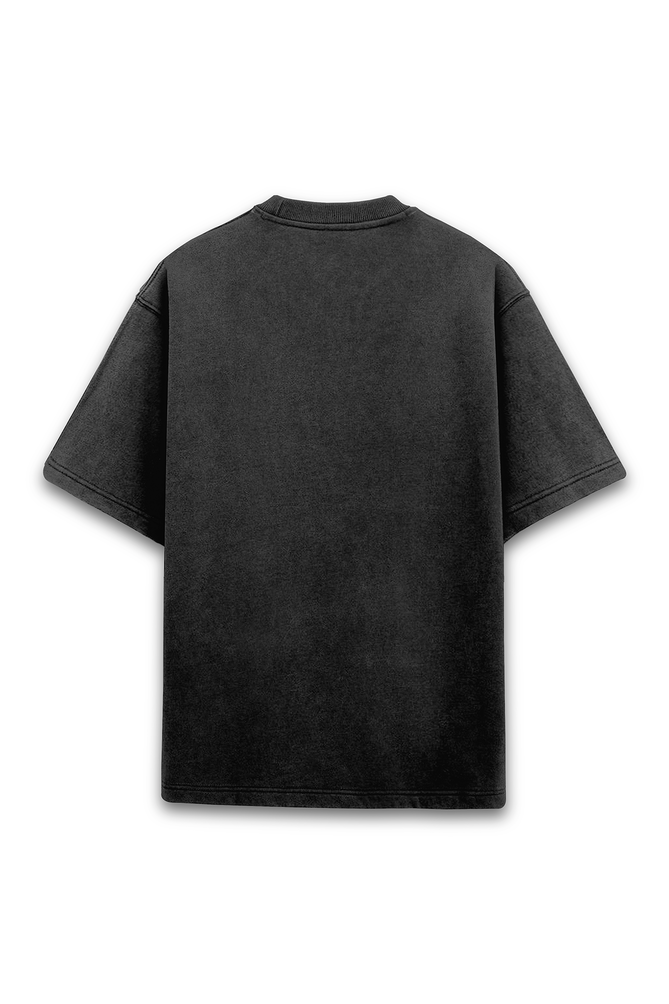 Acid Wash Black Oversized T-shirt