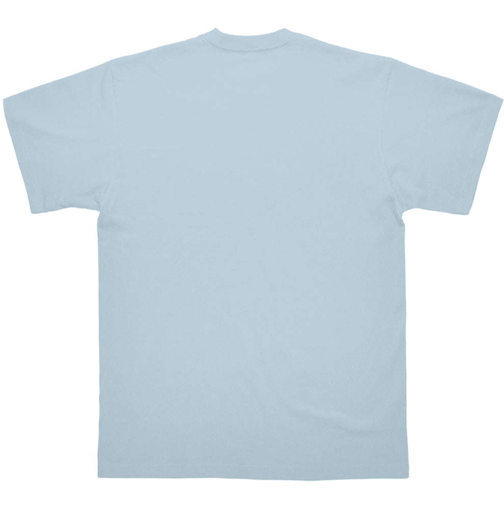 Solid Sky Blue Oversized T-shirt