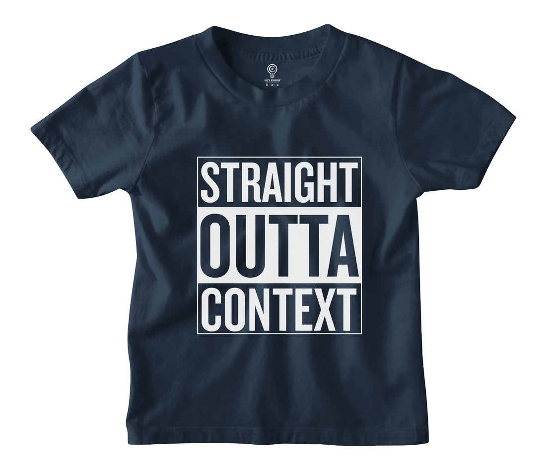 Straight Outta Context Kids T-shirt