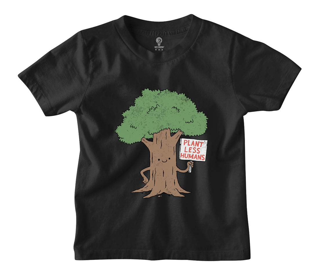 Plant Less Humans Kids T-shirt