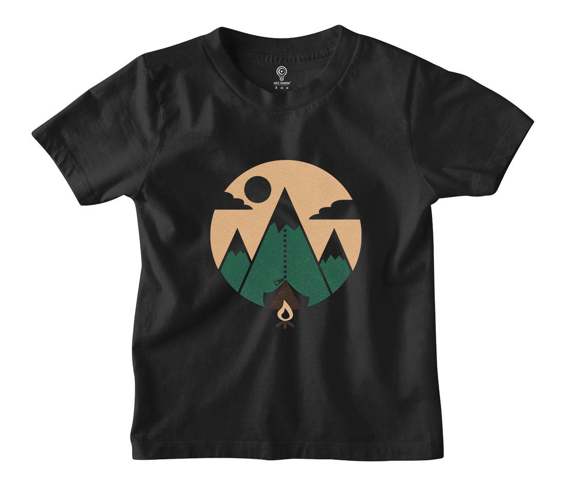 Mountain Tent Kids T-shirt