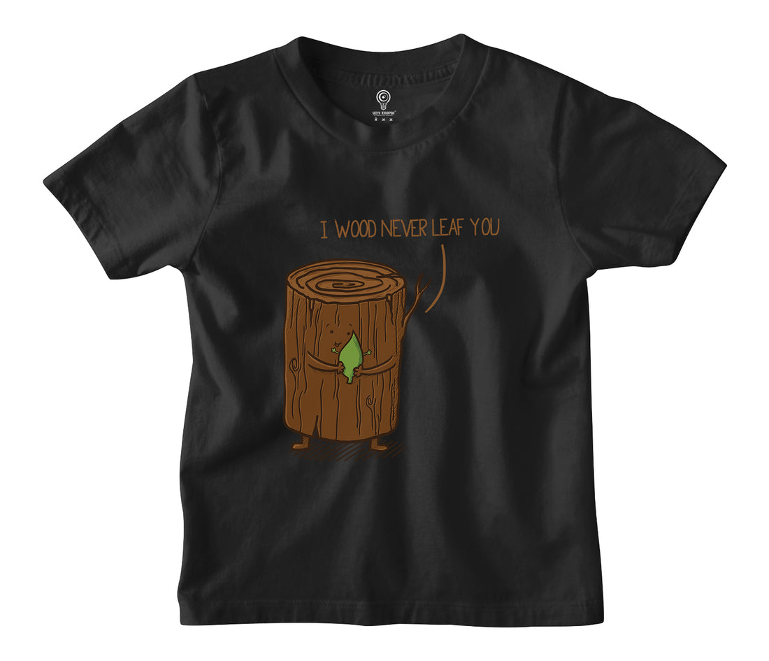 I Wood Never Kids T-shirt