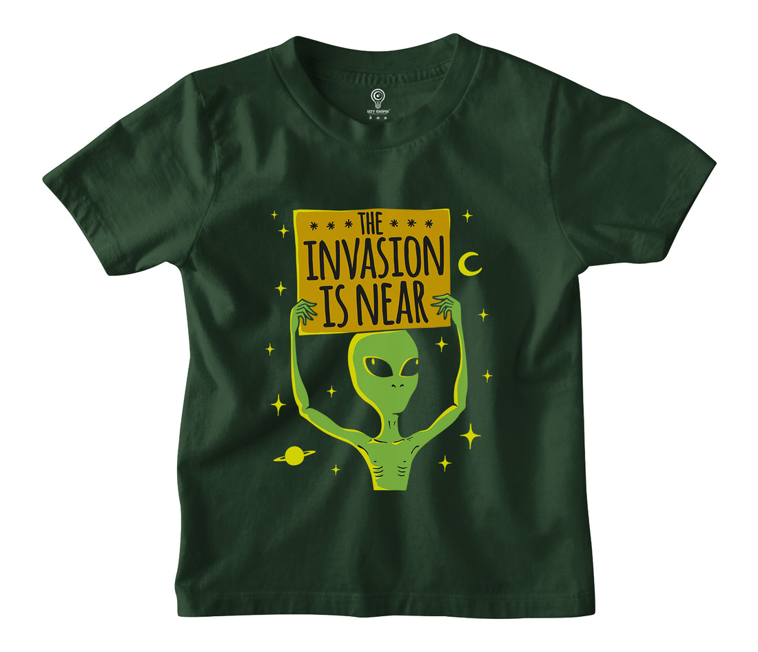 The Invasion Is Near Kids T-shirt