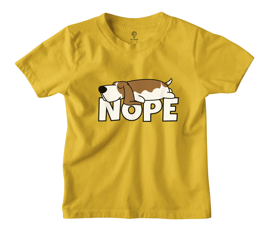 Nope Not Today Kids T-shirt