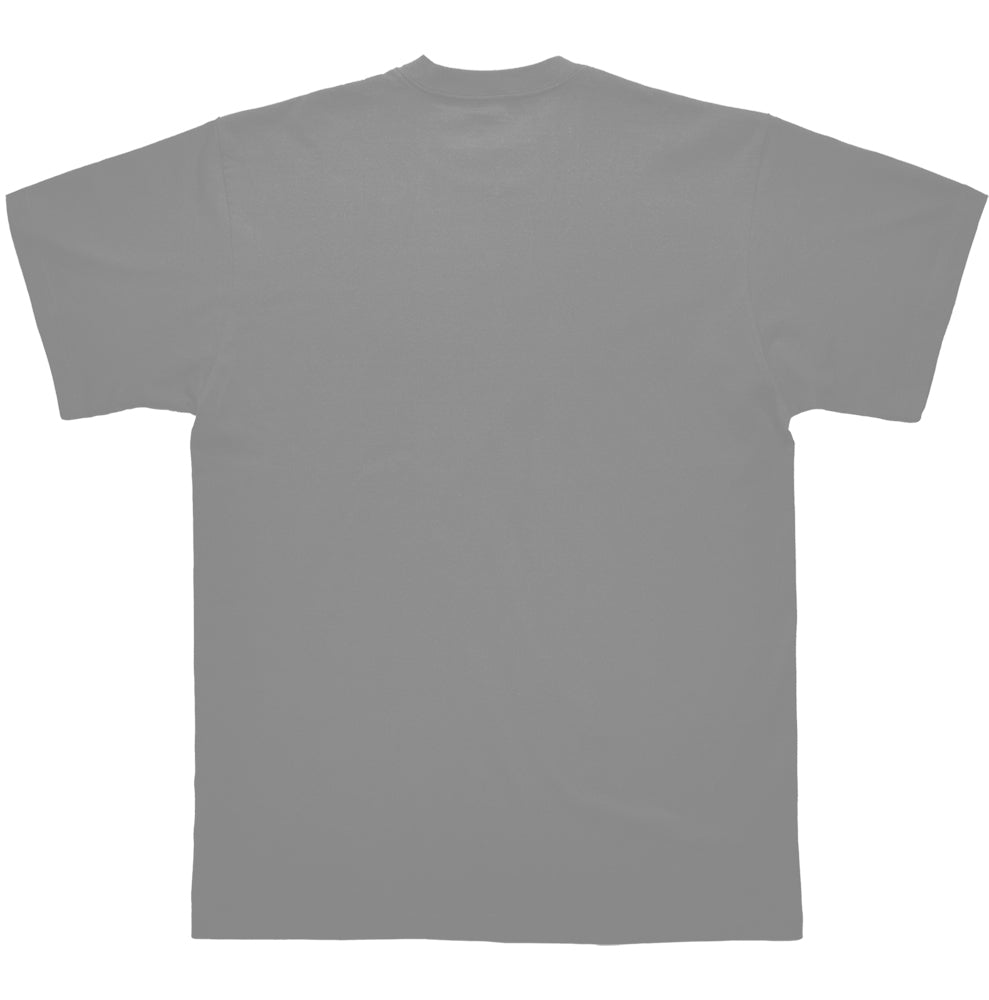 Solid Steel Grey Oversized T-shirt