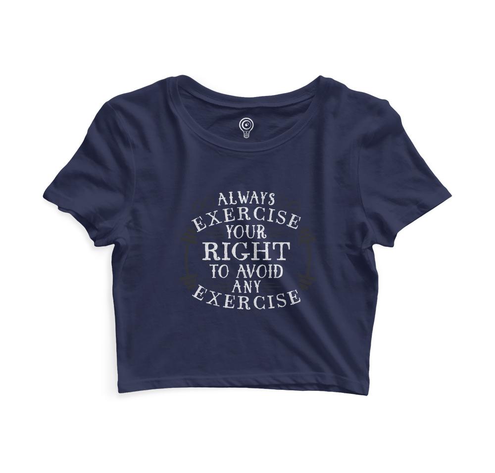 Exercise Your Rights Crop Top
