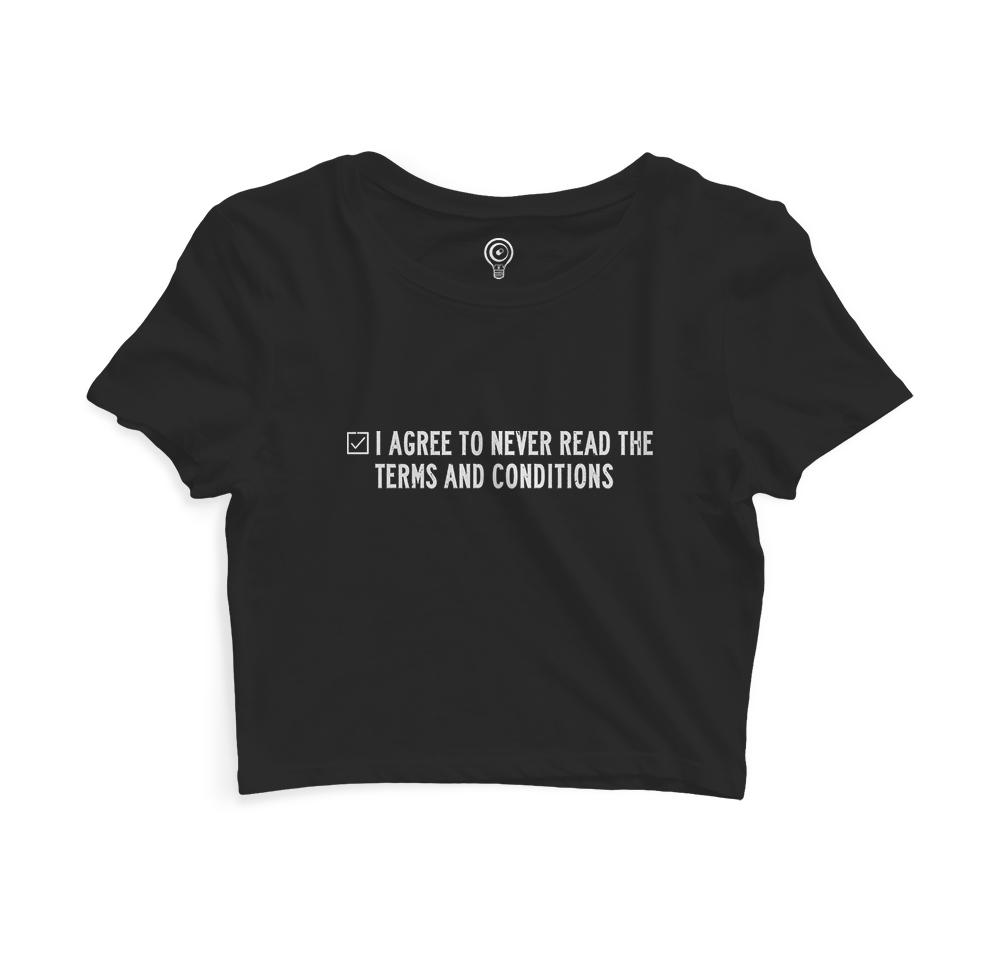 Terms and Conditions Crop Top