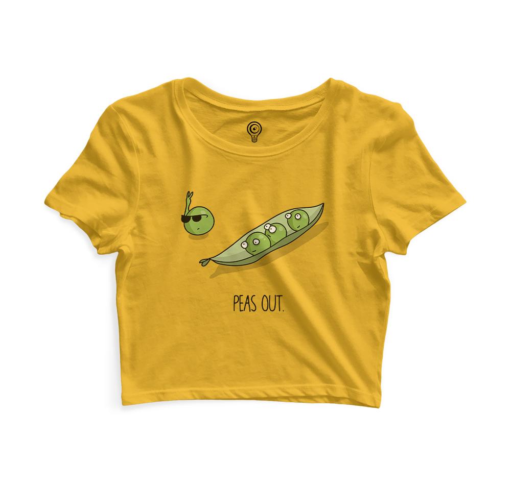 Peas Out Crop Top